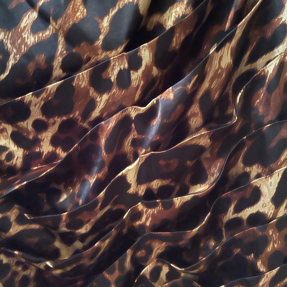 Snap Plus Size Womens zipper sides animal print cold shoulder dress size 16W pre - Picture 7 of 14
